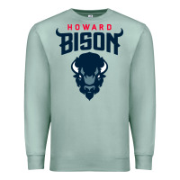 Seafoam howard bison Premium Sweatshirt - linhVisuals
