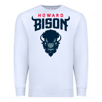White howard bison Premium Sweatshirt - linhVisuals