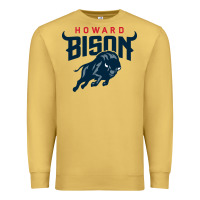 Antique Gold howard bison Premium Sweatshirt - linhVisuals