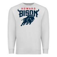 Dove Grey howard bison Premium Sweatshirt - linhVisuals