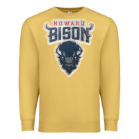 Antique Gold howard bison Premium Sweatshirt - linhVisuals