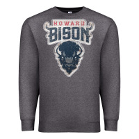 Charcoal Heather howard bison Premium Sweatshirt - linhVisuals