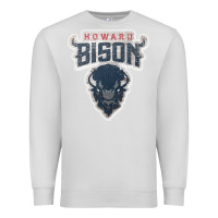 Dove Grey howard bison Premium Sweatshirt - linhVisuals