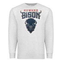 Oatmeal Heather howard bison Premium Sweatshirt - linhVisuals