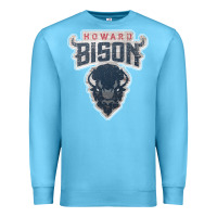 Ocean Blue howard bison Premium Sweatshirt - linhVisuals