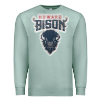Seafoam howard bison Premium Sweatshirt - linhVisuals