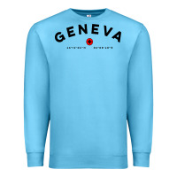 Ocean Blue geneva switzerland clothing gifts and souvenirs Premium Sweatshirt - linhVisuals