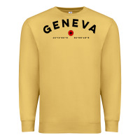 Antique Gold geneva switzerland clothing gifts and souvenirs Premium Sweatshirt - linhVisuals