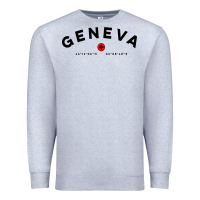 Heather Grey geneva switzerland clothing gifts and souvenirs Premium Sweatshirt - linhVisuals