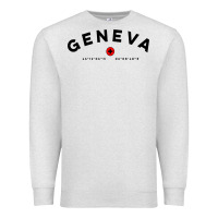 Oatmeal Heather geneva switzerland clothing gifts and souvenirs Premium Sweatshirt - linhVisuals