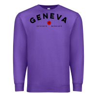 Purple geneva switzerland clothing gifts and souvenirs Premium Sweatshirt - linhVisuals