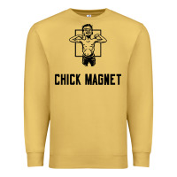 Antique Gold chick magnet Premium Sweatshirt - linhVisuals