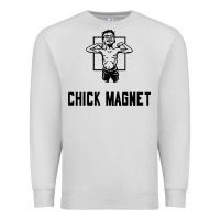 Dove Grey chick magnet Premium Sweatshirt - linhVisuals