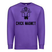 Purple chick magnet Premium Sweatshirt - linhVisuals