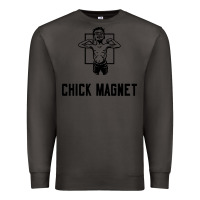 Smoke chick magnet Premium Sweatshirt - linhVisuals