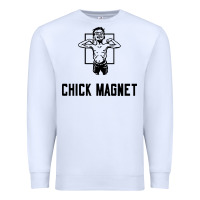 White chick magnet Premium Sweatshirt - linhVisuals