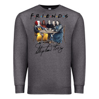 Charcoal Heather Horror friends Premium Sweatshirt - linhVisuals
