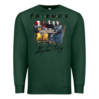 Sports Green Horror friends Premium Sweatshirt - linhVisuals