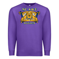Purple north carolina a&t aggies Premium Sweatshirt - linhVisuals
