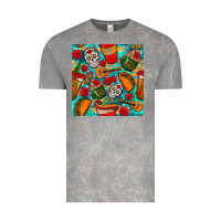 Hispanic Heritage Month Coffee Cups And Taco With Glitter And Leopard  Vintage Tee | Teevron
