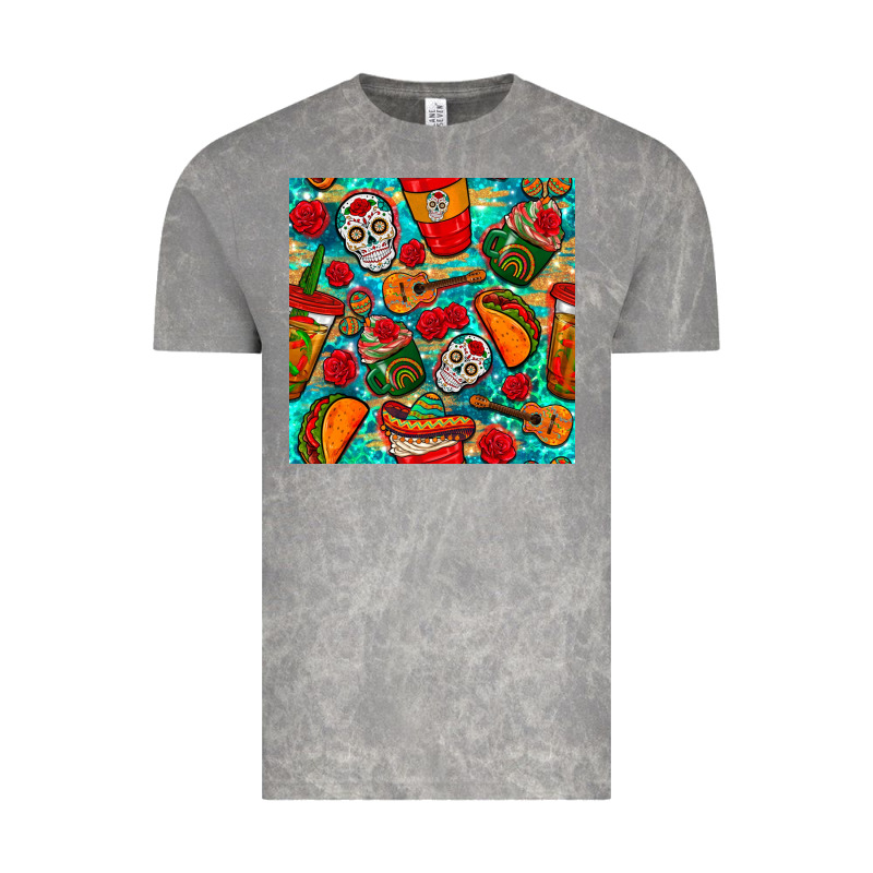 Hispanic Heritage Month Coffee Cups And Taco With Glitter And Leopard  Vintage Tee by BundleAndBundleShop | Teevron