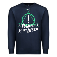Navy PANIC! AT THE DISCO Premium Sweatshirt - linhVisuals