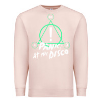Pale Pink PANIC! AT THE DISCO Premium Sweatshirt - linhVisuals
