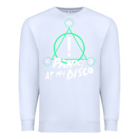 White PANIC! AT THE DISCO Premium Sweatshirt - linhVisuals