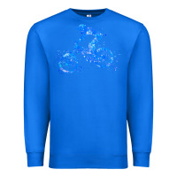 True Royal downhill mountain bike t  shirt downhill mountain bike jump blue water Premium Sweatshirt - linhVisuals