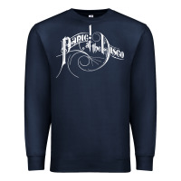 Navy PANIC! AT THE DISCO Premium Sweatshirt - linhVisuals