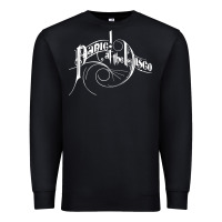 Black PANIC! AT THE DISCO Premium Sweatshirt - linhVisuals