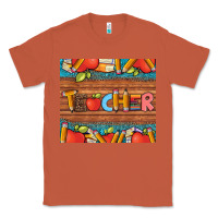 Copper teacher and pens apples books leopard and tooled leather tumbler Classic Tee - Artiststas
