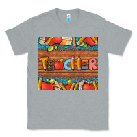 Heather Grey teacher and pens apples books leopard and tooled leather tumbler Classic Tee - Artiststas