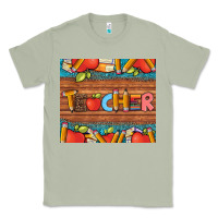 Matcha teacher and pens apples books leopard and tooled leather tumbler Classic Tee - Artiststas