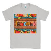 Moon Dust teacher and pens apples books leopard and tooled leather tumbler Classic Tee - Artiststas