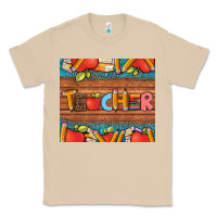 Mushroom teacher and pens apples books leopard and tooled leather tumbler Classic Tee - Artiststas
