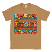 Toasted Coconut teacher and pens apples books leopard and tooled leather tumbler Classic Tee - Artiststas