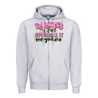 Heather Grey kindness is free sprinkle it everywhere Zipper Hoodie - JahusDesignShop