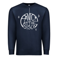 Navy PANIC! AT THE DISCO Premium Sweatshirt - linhVisuals