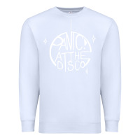 White PANIC! AT THE DISCO Premium Sweatshirt - linhVisuals