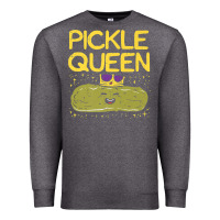 Charcoal Heather are you the pickle queen womens funny pickle gifts premium t shirt Premium Sweatshirt - linhVisuals