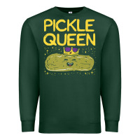 Sports Green are you the pickle queen womens funny pickle gifts premium t shirt Premium Sweatshirt - linhVisuals
