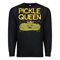 Black are you the pickle queen womens funny pickle gifts premium t shirt Premium Sweatshirt - linhVisuals