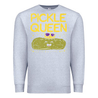 Heather Grey are you the pickle queen womens funny pickle gifts premium t shirt Premium Sweatshirt - linhVisuals