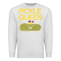 Oatmeal Heather are you the pickle queen womens funny pickle gifts premium t shirt Premium Sweatshirt - linhVisuals