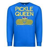 True Royal are you the pickle queen womens funny pickle gifts premium t shirt Premium Sweatshirt - linhVisuals