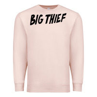 Pale Pink BIG THIEF Premium Sweatshirt - linhVisuals