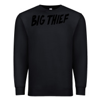 Black BIG THIEF Premium Sweatshirt - linhVisuals