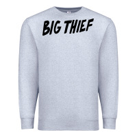 Heather Grey BIG THIEF Premium Sweatshirt - linhVisuals