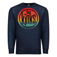 Navy The Kinks Vintage Music Retro Premium Sweatshirt - linhVisuals